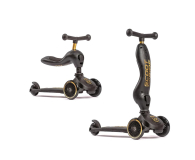 Hulajnoga nieelektryczna Scoot & Ride Highwaykick 1 Jeździk i hulajnoga 2w1 Black & Gold LE